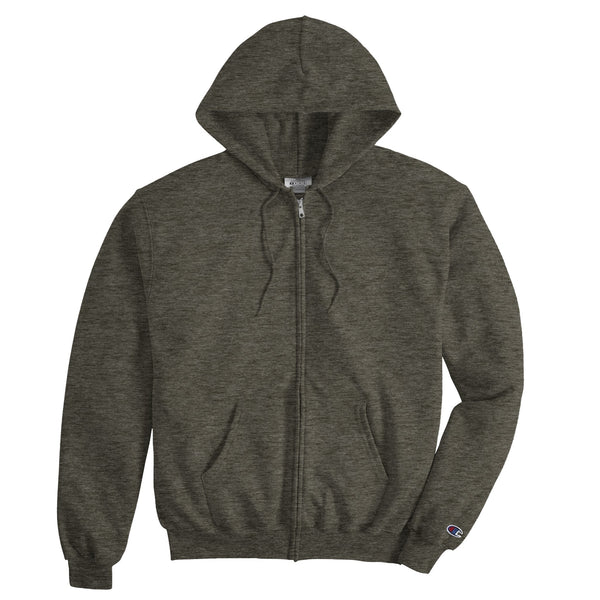 Grandfather Zip Hoodie Gift – For You with Love - Charcoal Heather - Hoodie