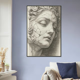 Beauty in Decay – Sculpture Metal Framed Poster Gift - - Metal Framed Posters