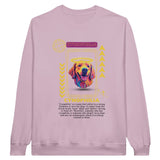 Divine Doggo - Cynophilia's Colorful Charm - Light Pink - Unisex Sweatshirts