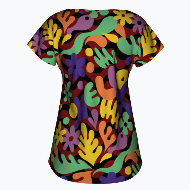 Playful Patterns Welcome Top - Say Hello Vibrantly - - T-shirts