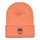 Personalize Your Winter Look with the Flexfit Cuffed Beanie - blaze orange - Beanies