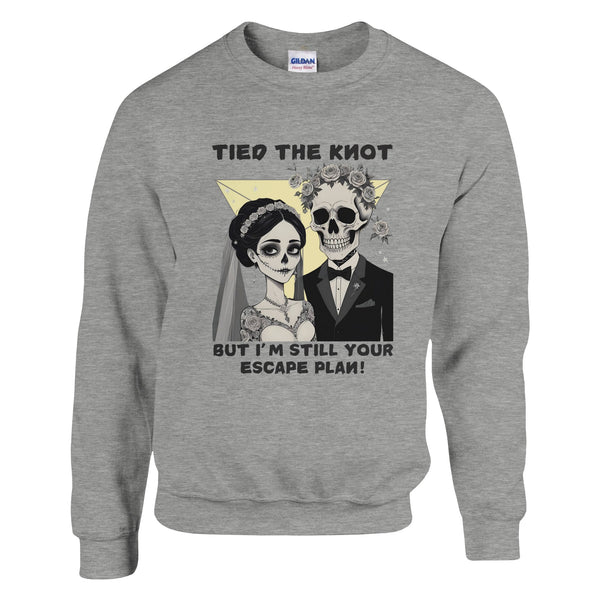 Til Death Do Us Part - Gothic Wedding Crewneck - Ash - Sweatshirts