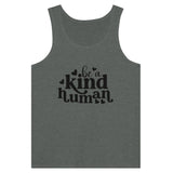 Embrace Empathy - Be a Kind Human - Deep Heather - Tank Tops