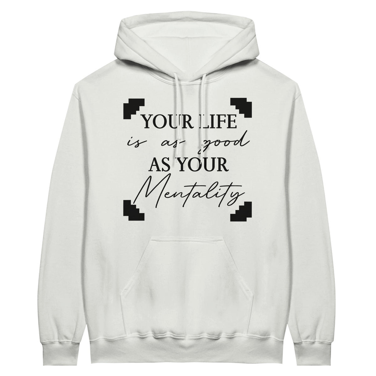 Mindset Matters - Classic Unisex Pullover Hoodie - White - Hoodies