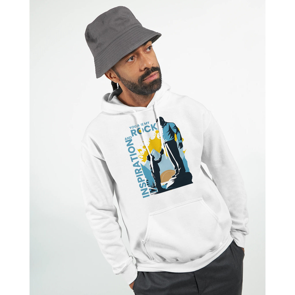 Strength and Support - A Heartfelt Design - White - Hoodies