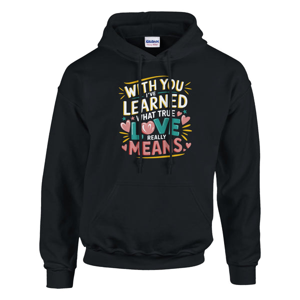 True Love, True Comfort - A Gift for Him - Black - Hoodies