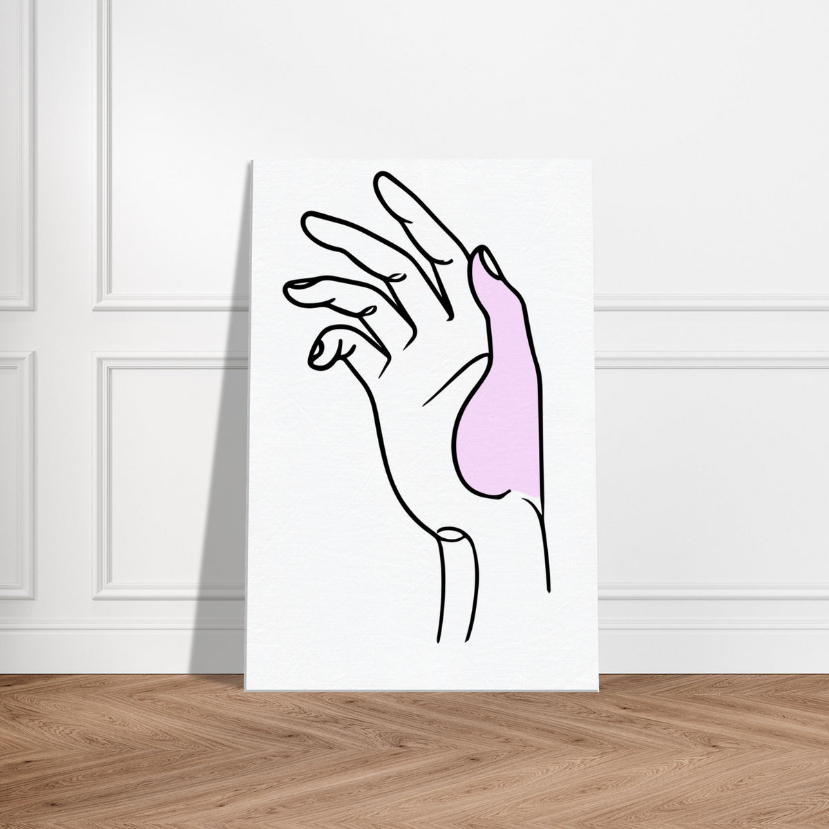 Canvas Charm - Hand Illustration with Natural Texture - 60x90 cm 24x36″ - Canvas Prints