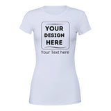 Elegance Redefined - Premium Customizable Women's Crewneck T-Shirt - Ash - T-shirts