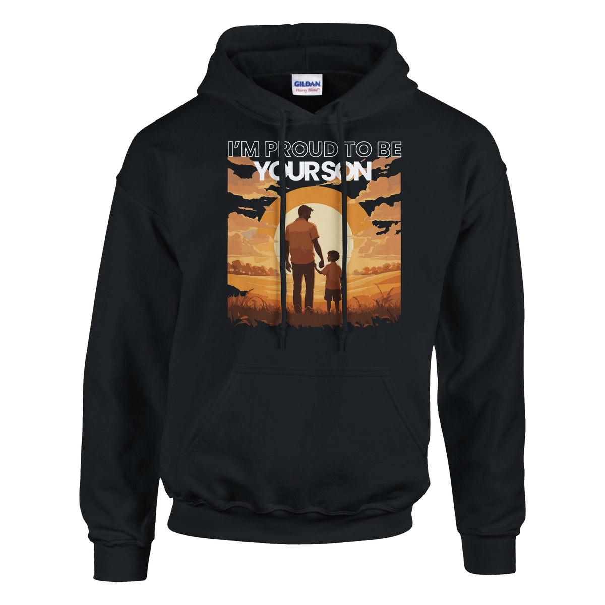 Together at Sunset - Celebrating Fatherhood - - Hoodies