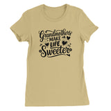 Bella + Canvas Tee Gift for the Best Grandma Ever - Soft Cream - T-Shirt