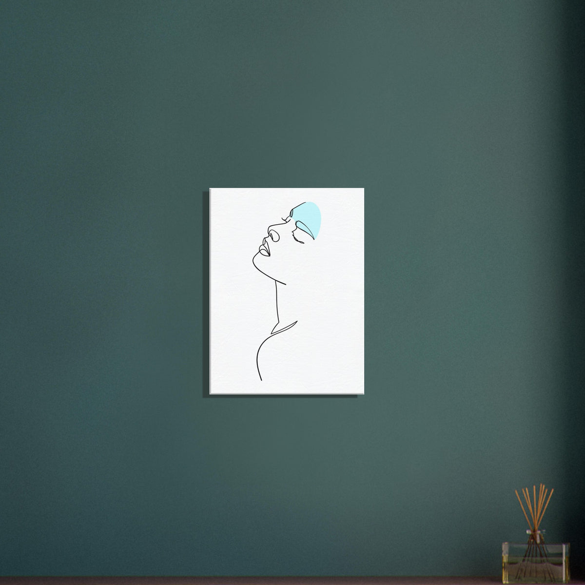 Whispers of Art - Minimalist Face Canvas - 45x60 cm 18x24″ - Canvas Prints