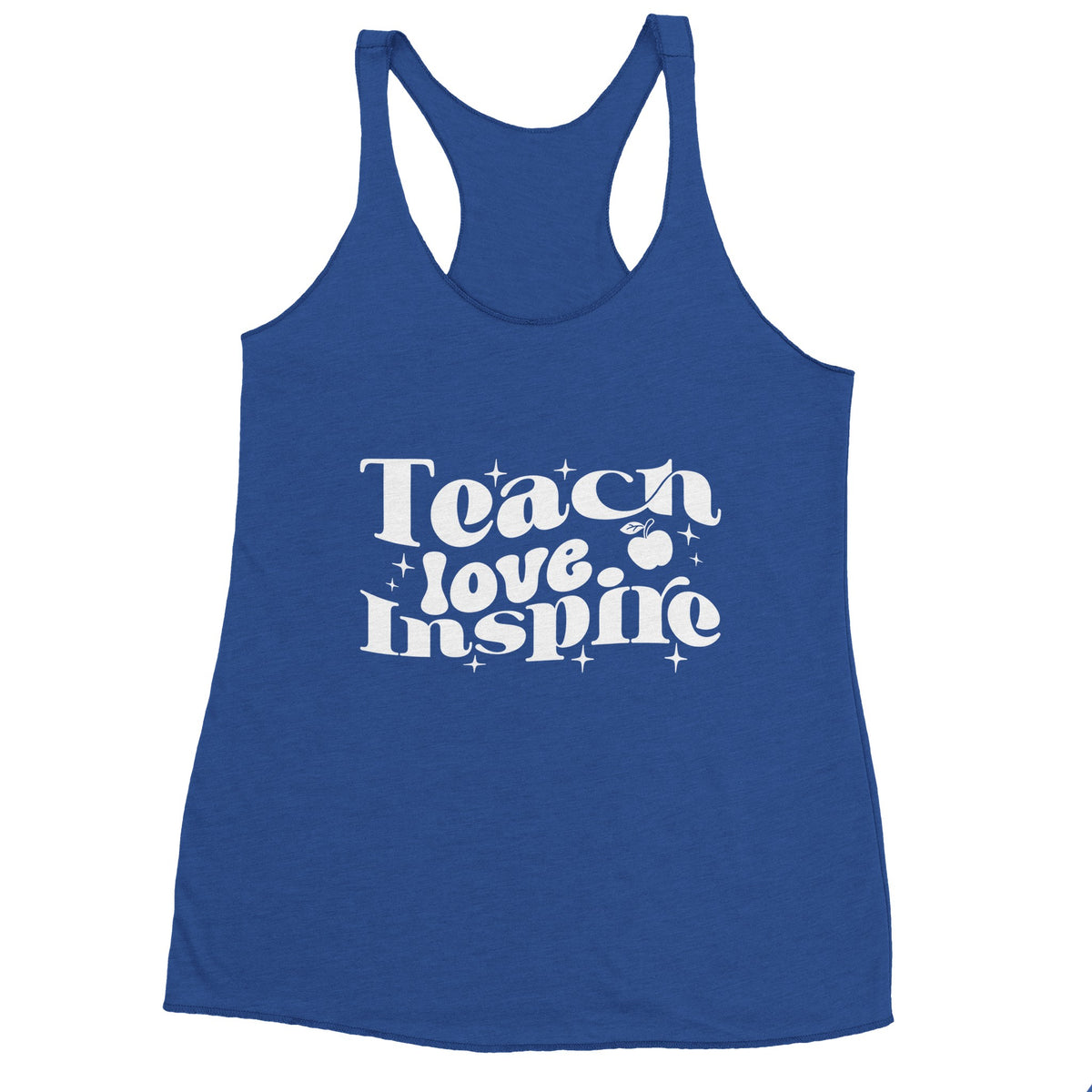 Spread Love - Embrace Empowerment in 'Teach Love Inspire - Vintage Royal - Print Material