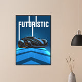 Futuristic Elegance - Premium Framed Poster - - Wooden Framed Posters