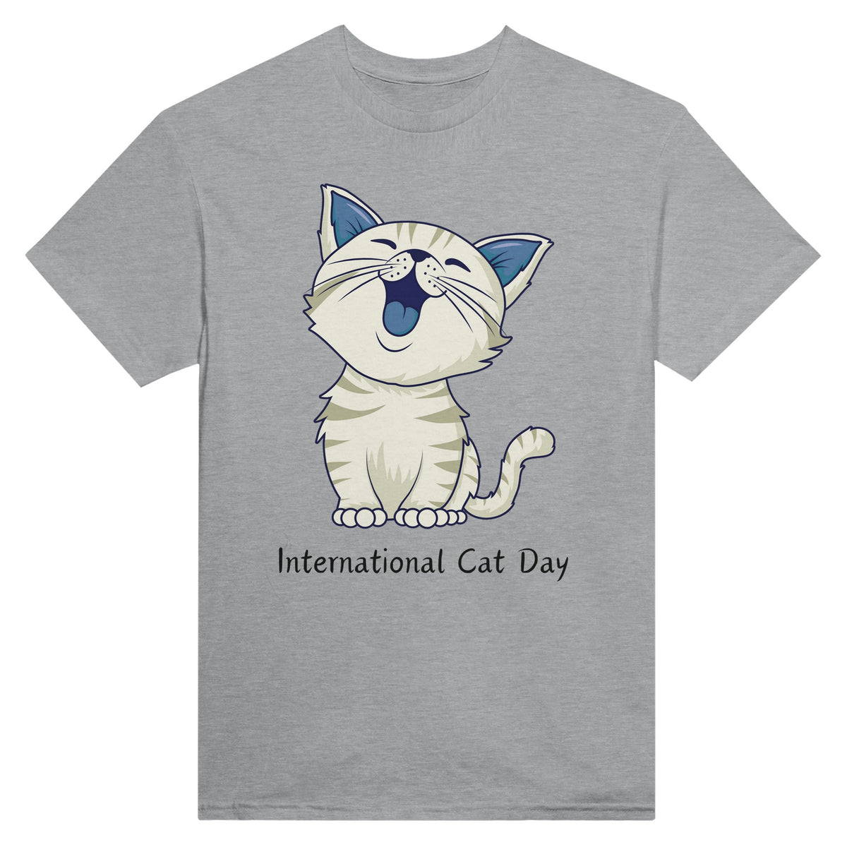 Whiskers and Wonders - A Cat's Tale - Sports Grey - T-Shirt