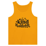 Embrace Empathy - Be a Kind Human - Gold - Tank Tops