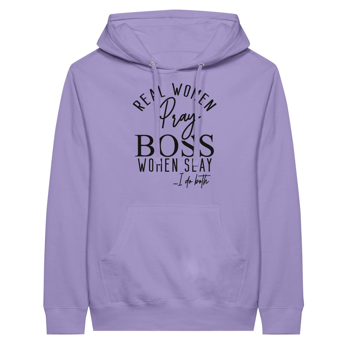 Strength in Style - Real Women, Real Boss - Lavender - Hoodies