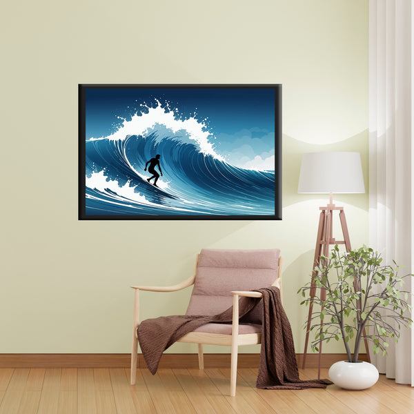 Flow with the Ocean’s Rhythm - - Framed Posters