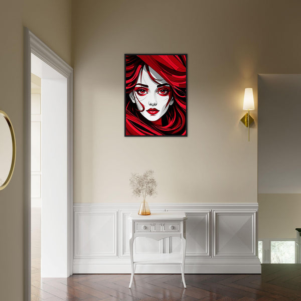 Red Passion - Art That Speaks - - Framed Poster