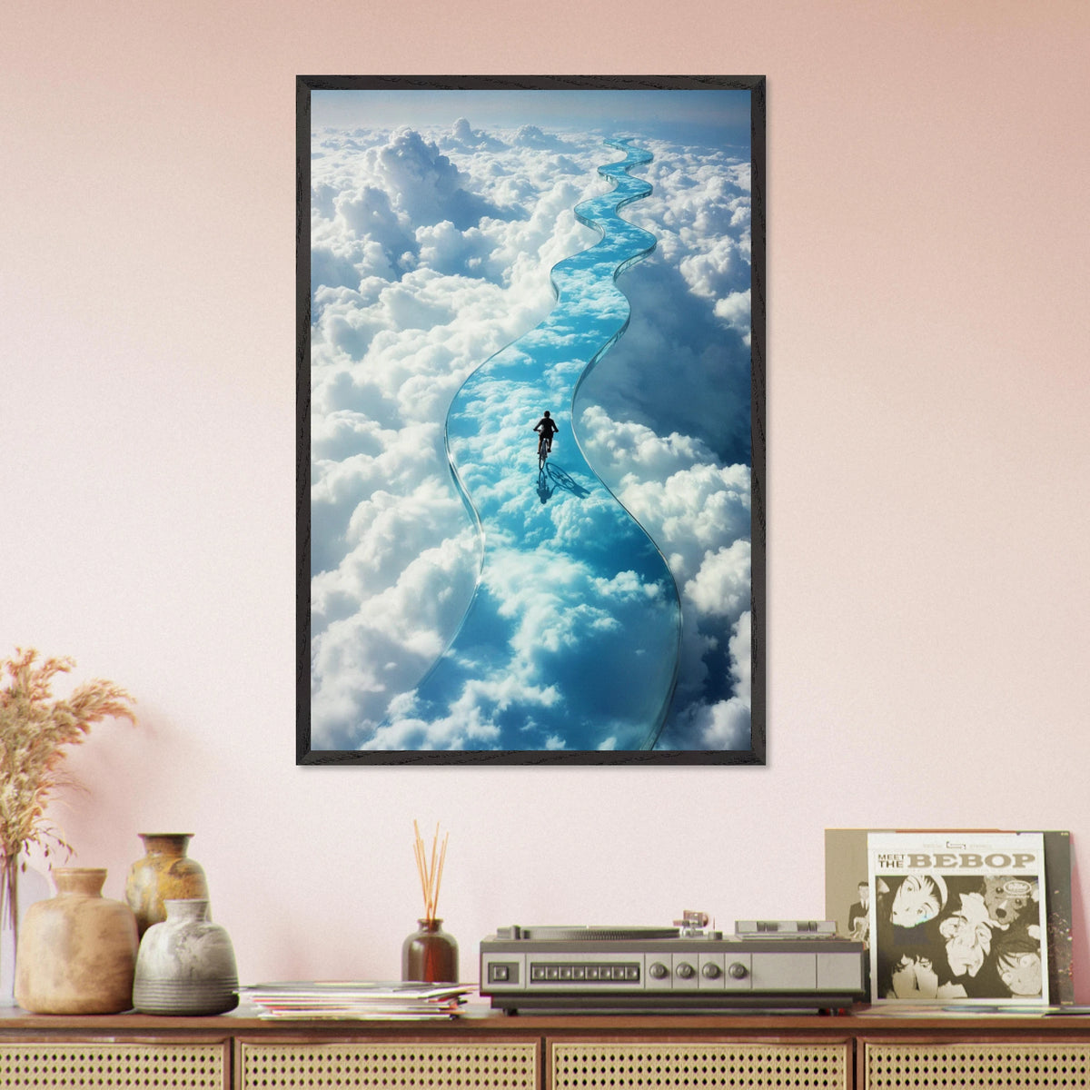 Dream Ride – Gift Framed Poster - Black frame - Wooden Framed Posters
