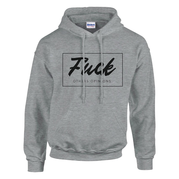 Fearless Comfort - No Fucks Given Hoodie - Ash - Sweatshirts