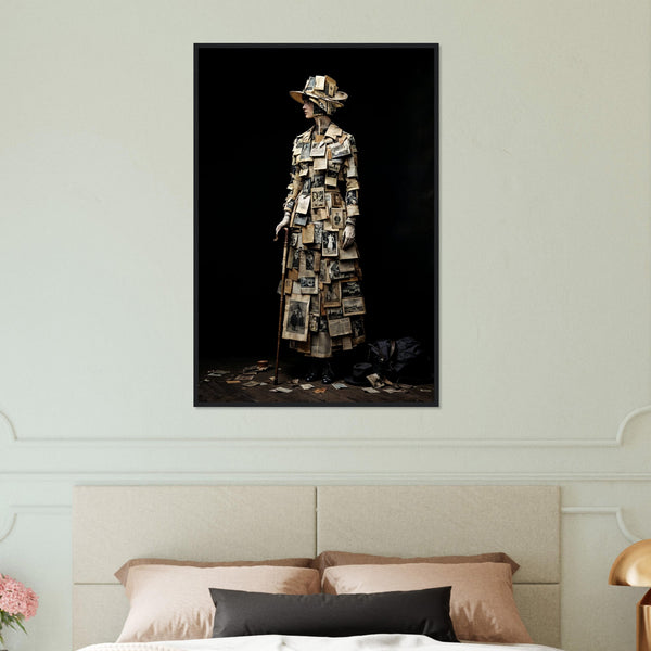 Ephemeral Echoes - Framed Photographic Art Print - Black frame 60x90 cm 24x36″ - Wooden Framed Posters