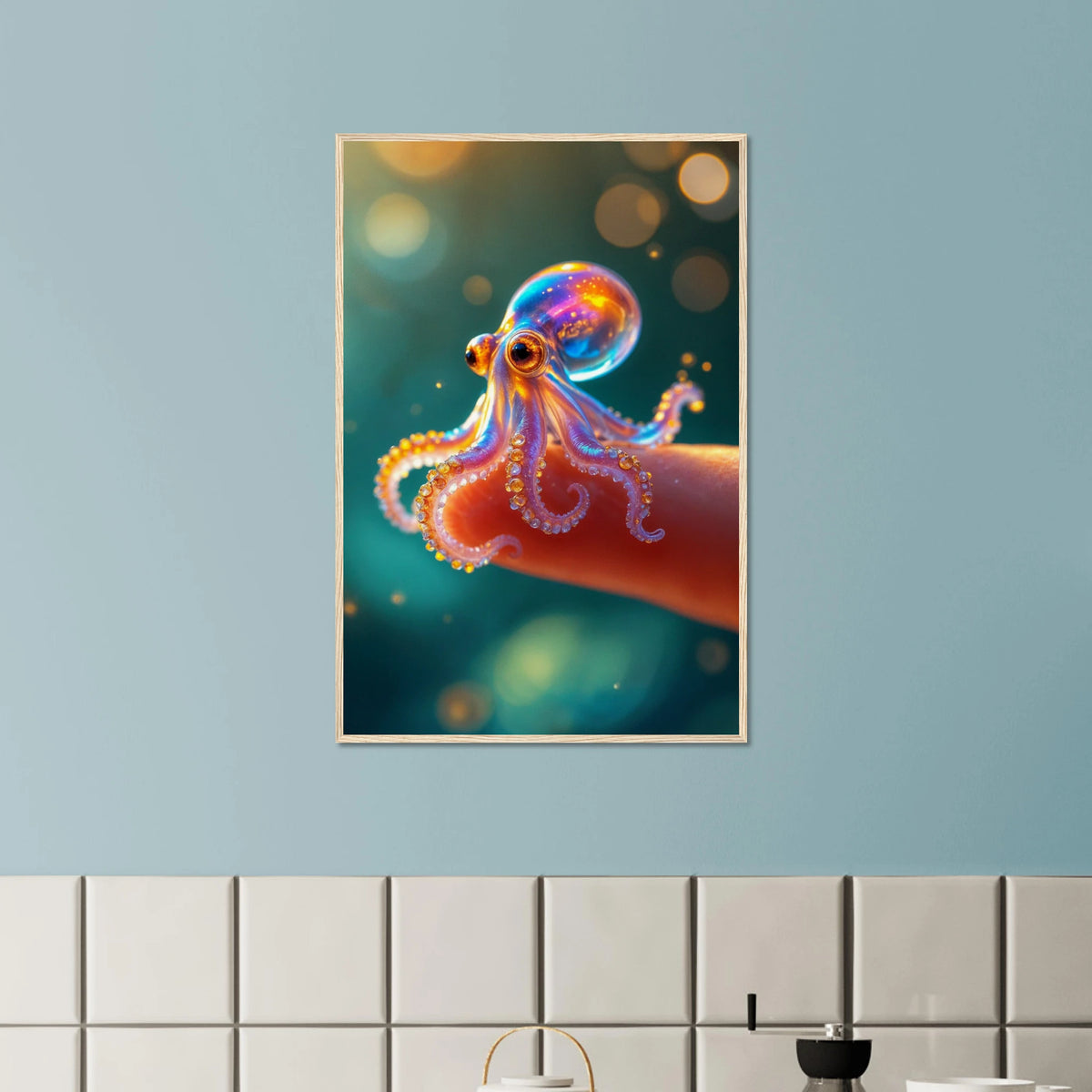 Tiny Wonders Framed Poster – A Magical Gift for Kids - Wood frame - Wooden Framed Posters