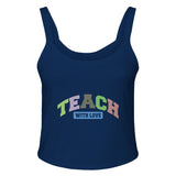 Educational Compassion - Infuse Teaching with Love - solid navy blend - Tank Tops