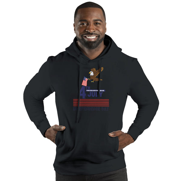 Soaring Eagle - Celebrate Freedom - Black - Hoodies