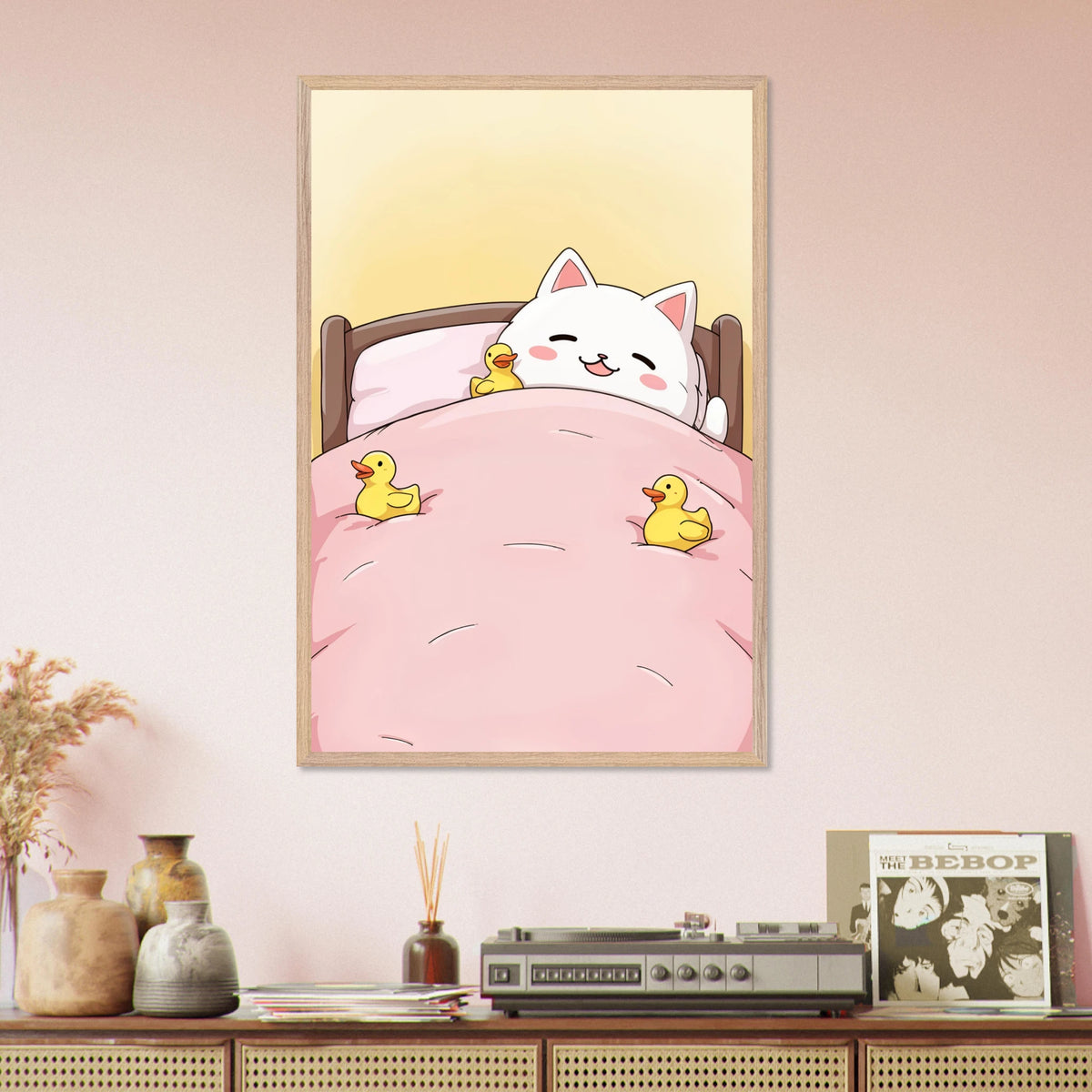 Duck Dreams – Framed Gift Poster - Wood frame - Wooden Framed Posters