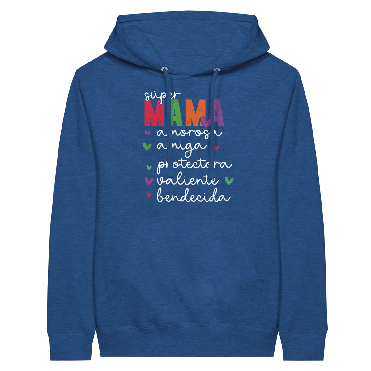 Soulful Sentiments - Embrace Every Emotion Unisex Pullover Hoodie - Heather Royal - Print Material