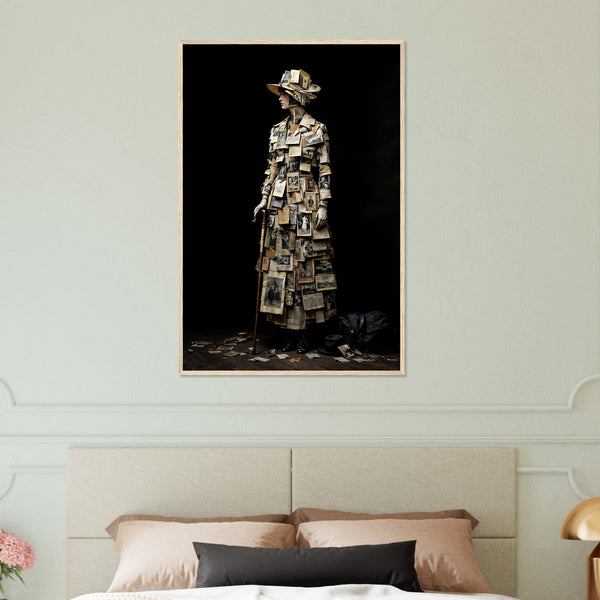 Ephemeral Echoes - Framed Photographic Art Print - Wood frame 60x90 cm 24x36″ - Wooden Framed Posters