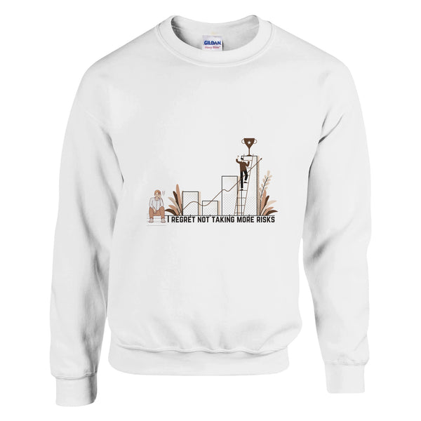 Leap of Faith - A Journey of Risks - White - Sweatshirt