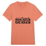 Sweater Weather Vibes - Cozy Memories on Cotton - Orange Triblend 2XL - T-shirts