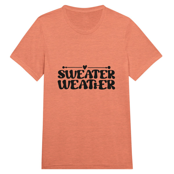 Sweater Weather Vibes - Cozy Memories on Cotton - Orange Triblend 2XL - T-shirts