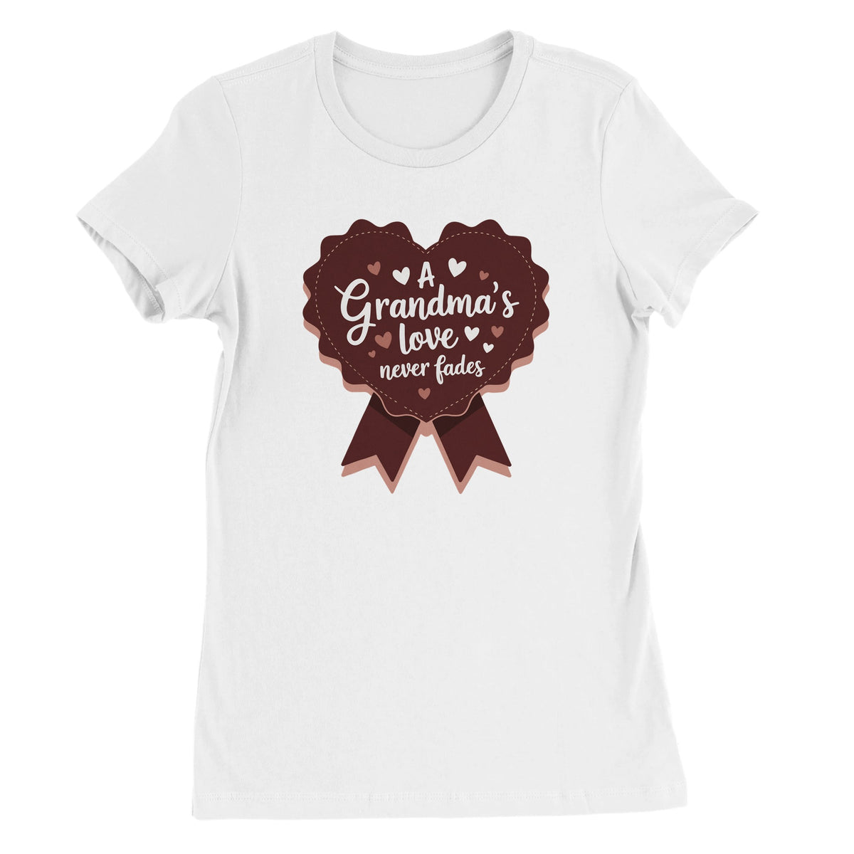 Bella + Canvas Grandma Tee – A Love That Never Fades - White - T-Shirt