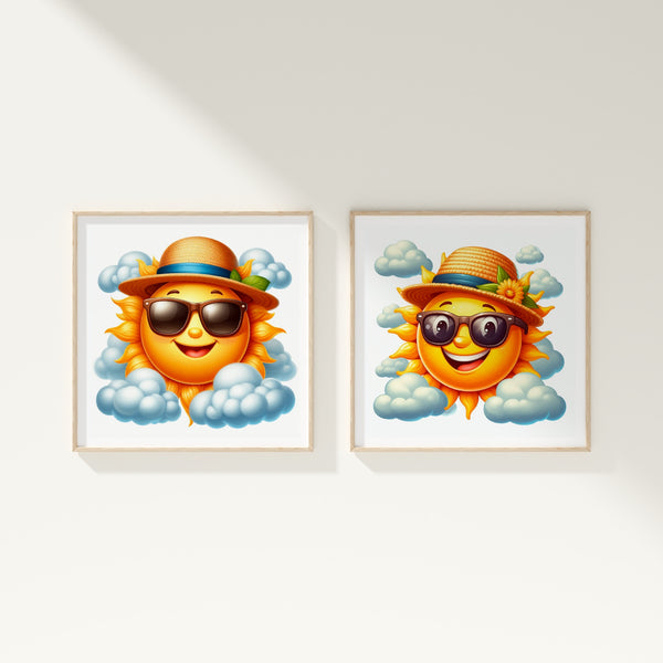 Happy Sunbeam Companions - - Framed Posters