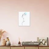 Whispers of Art - Minimalist Face Canvas - - Canvas Prints