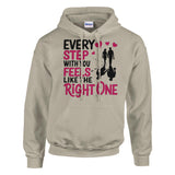 Every Step Together – The Perfect Hoodie for Him - Sand - Hoodies