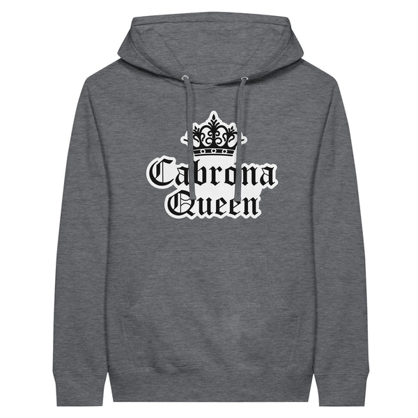 Regal Memories - Qabrona Queen Premium Unisex Hoodie - Charcoal Heather - Print Material