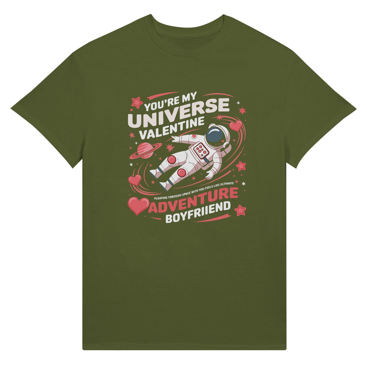 Ultimate Space Adventure - Romantic Gift for Him - Olive - T-Shirt