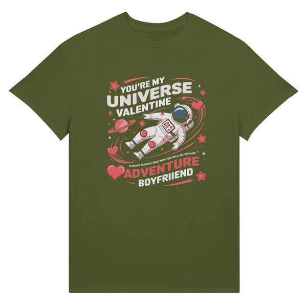 Ultimate Space Adventure - Romantic Gift for Him - Olive - T-Shirt