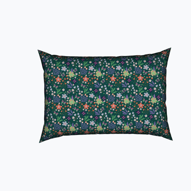 Lush Life - Colorful Floral Garden Cushion - - Pillows