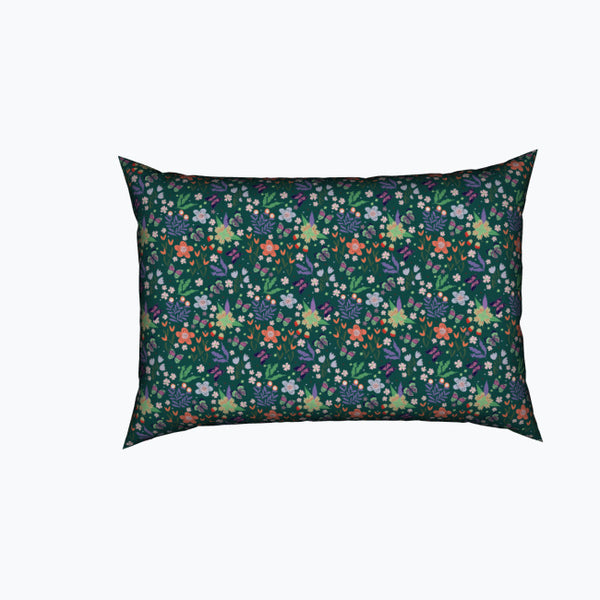 Lush Life - Colorful Floral Garden Cushion - - Pillows