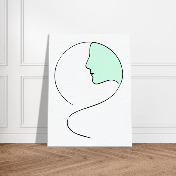 Ethereal Silhouette - Contemporary Canvas Art - 45x60 cm 18x24″ - Canvas Prints