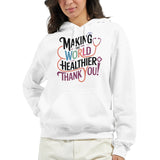 Gratitude in Every Stitch 'World Thank You' - - Hoodies