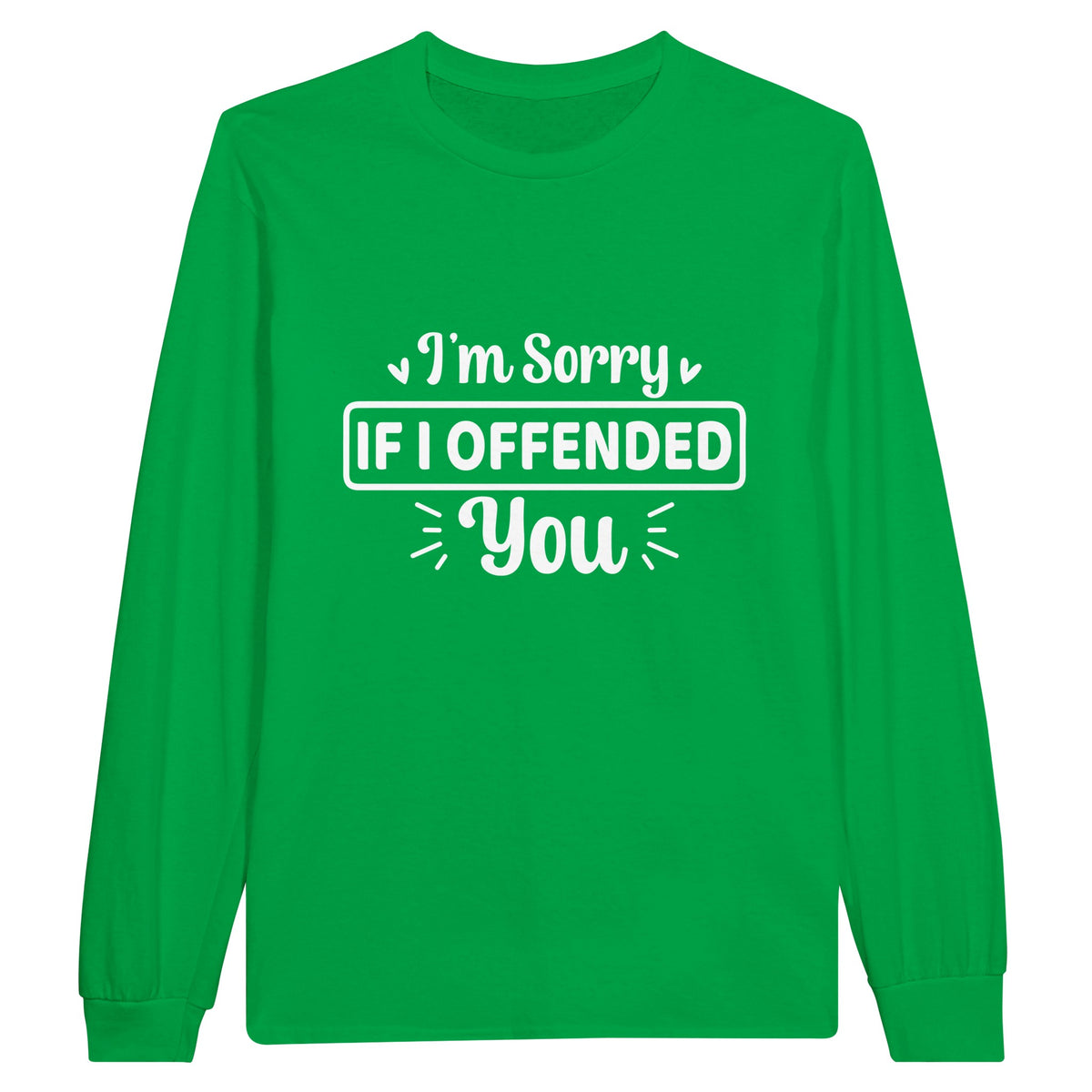 Forgiveness Fabricated - Expressing Apology in Style - Irish Green - Sweatshirts