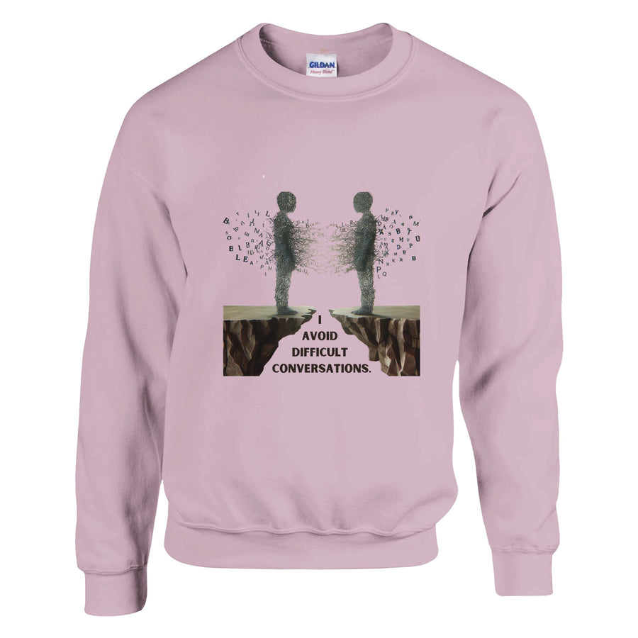 Bridging Words - The Conversation Gap Sweatshirt - Light Pink - Sweatshirts
