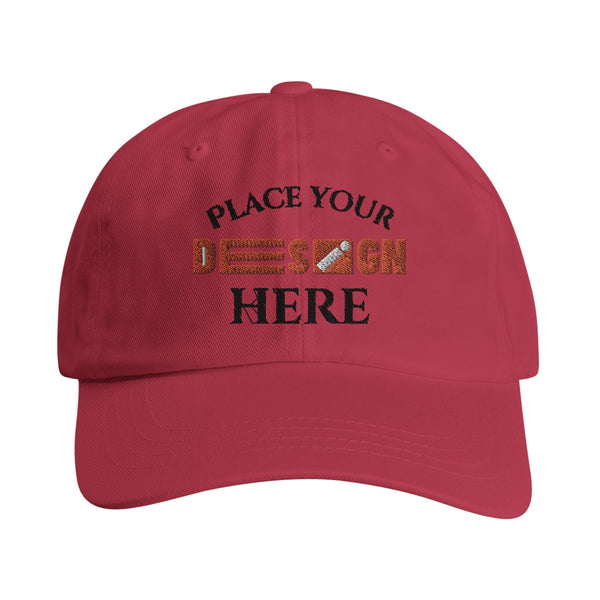 Stay Stylish with Our Low-Profile Camo Dad Cap - Cranberry - Caps