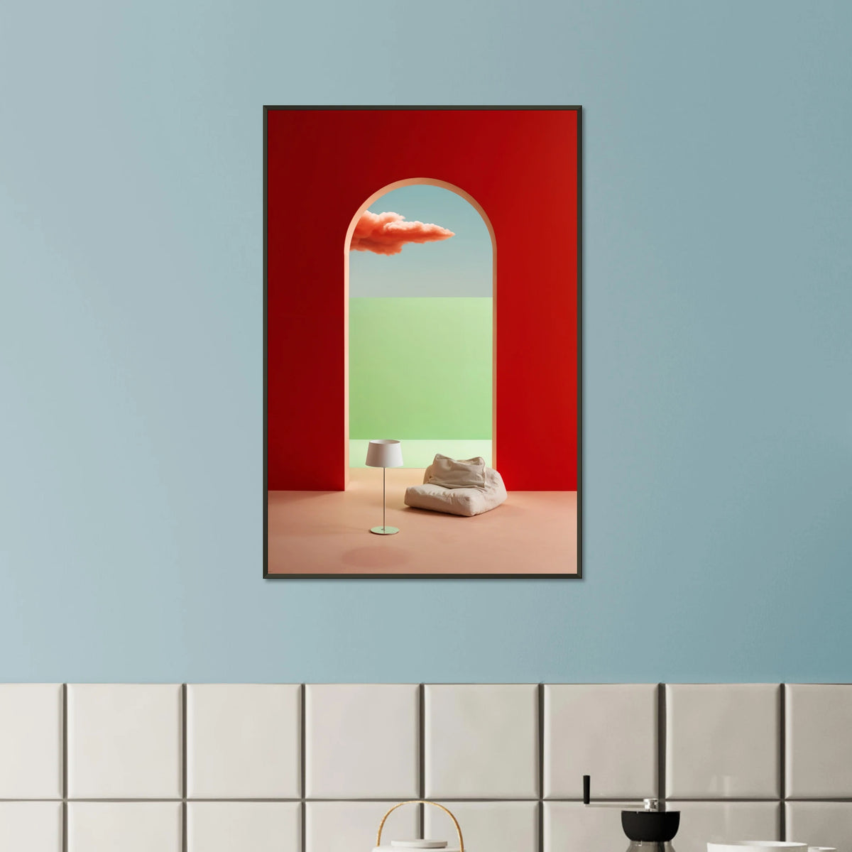 Modern Escape – Giftomory Poster Gift - Default Title - Metal Framed Posters