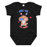 Hug Me I’m Free – Baby Jersey Bodysuit - 24M - Baby Bodysuit